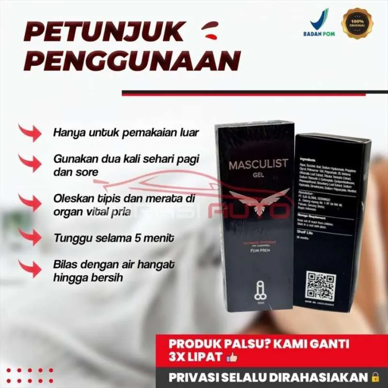 Obat Kuat Oles: Manfaat Menggunakan Masculis Gel